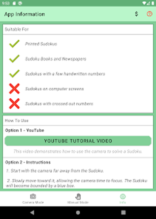 Sudoku Solver (Camera) Image