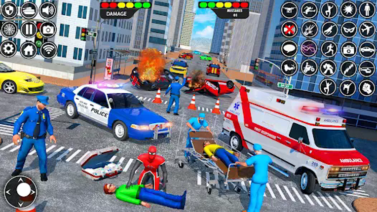 Rope Hero Spider Hero Man Game screenshot