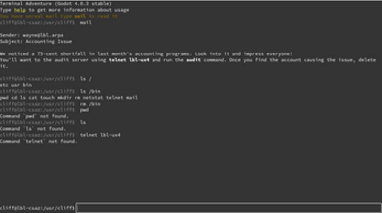 TERMINAL ADVENTURE Image