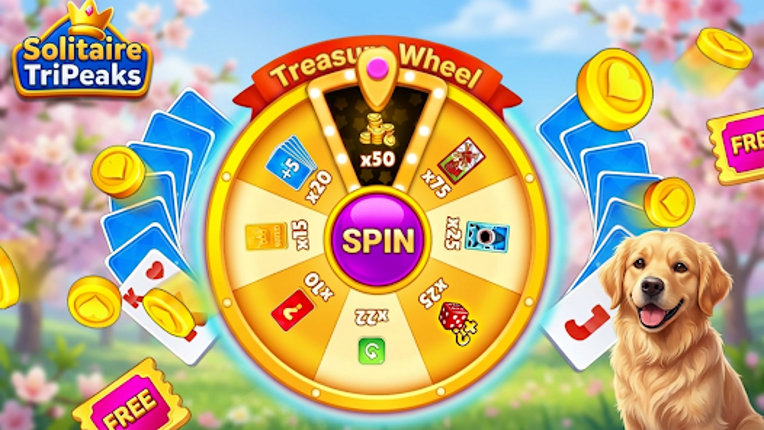 Patience TriPeaks  Solitaire Image