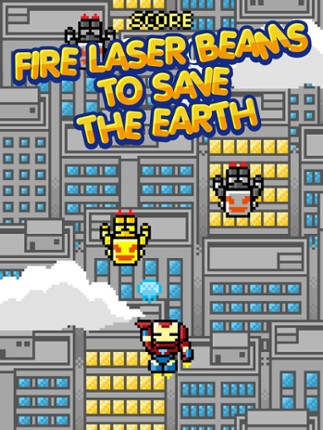 Invincible Iron Warrior : Legendary World Guardian VS Evil Cyborg Troops screenshot