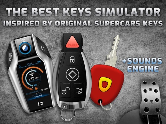 Keys and engine sounds of cars screenshot