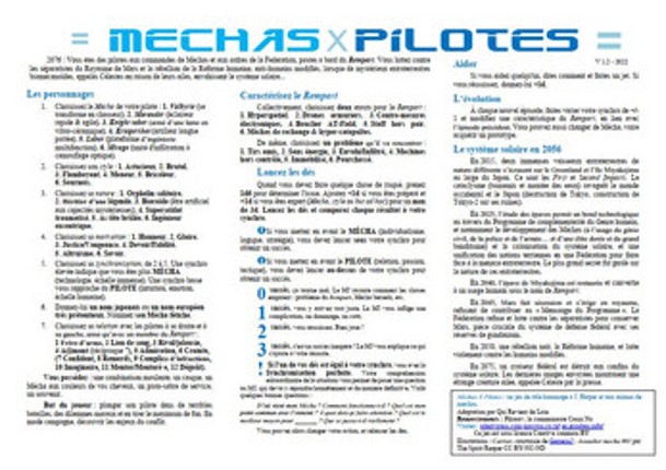 Méchas X Pilotes v1.2 Image