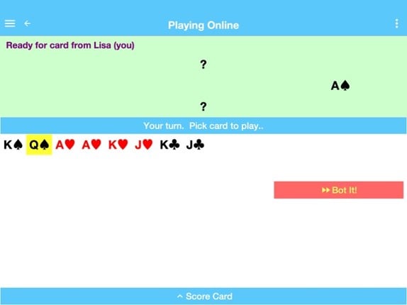 Play Bid Euchre screenshot