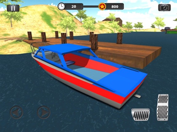Real Police Boat Parking Simulator Game 3d Image
