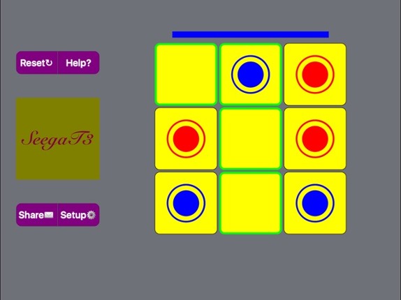 SeegaT3 - Modern 3x3 Seega screenshot