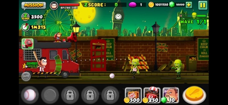 Zombie VS Slugger screenshot