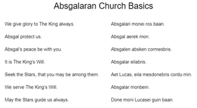 ABSGALAN: How Do You Serve The King? Image