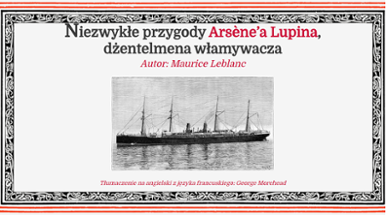 Aresztowanie Arsène’a Lupina Image