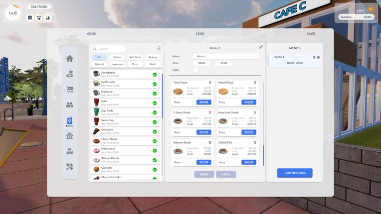 Cafe Business Manager screenshot