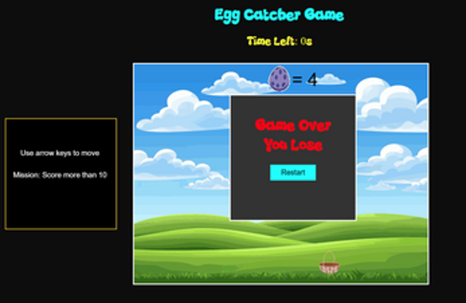 Egg Catcher HTML5 Game Image