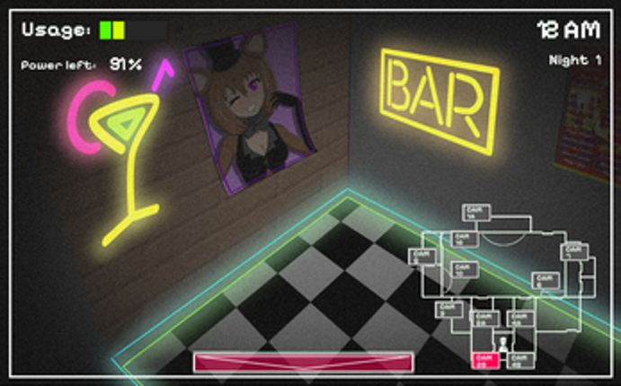 Five Nights in Anime: Glamour Nights screenshot