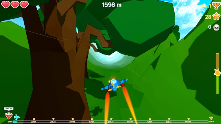 Fly Over! 100KM! Mountains! screenshot