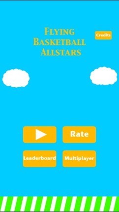 Flying Basketball Allstars - Fly Through Pipes in Solo or Multiplayer Mode Image
