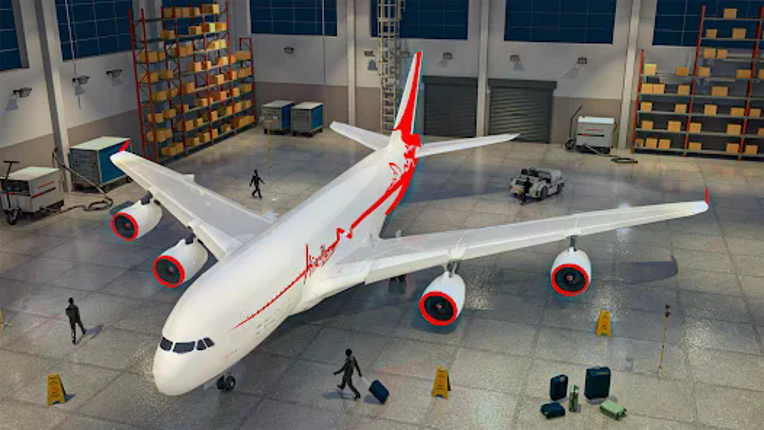 City Airplane Pilot Flight Sim Image