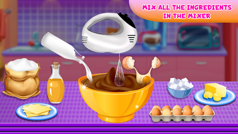 Baking cake master games screenshot