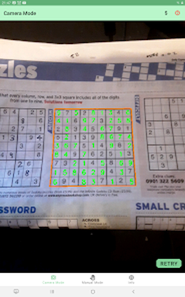 Sudoku Solver (Camera) screenshot