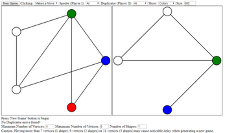 Ehrenfeucht–Fraïssé Game for Finite Graphs Image
