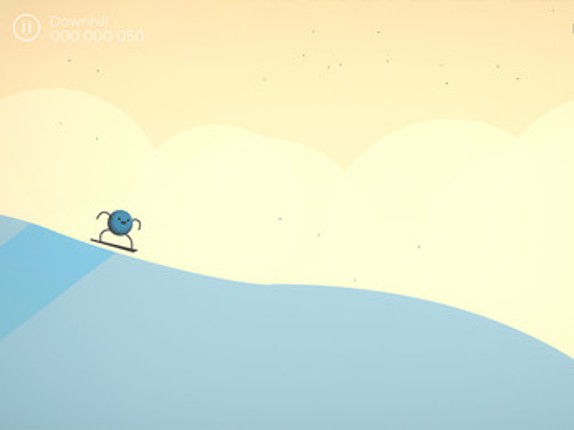 Snowboard Downhill Image