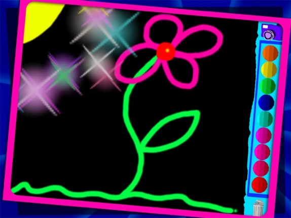 Paint Glow -glowing color draw screenshot