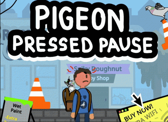 Pigeon Pressed Pause Image