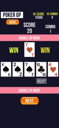 Poker GP -Double Up Fever-ポーカー screenshot