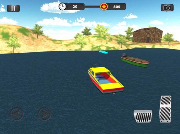 Real Police Boat Parking Simulator Game 3d screenshot