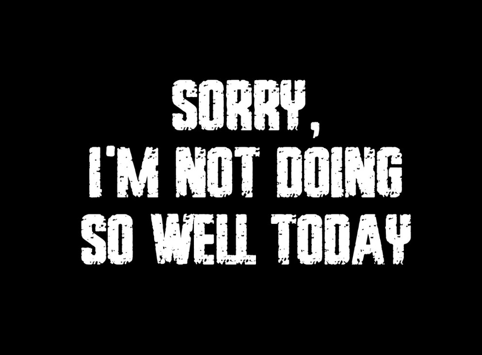 Games like Sorry, I’m not doing so well today