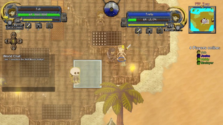 Swords & Crystals Online screenshot