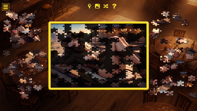 Wild West Desire - Naughty Jigsaw Image