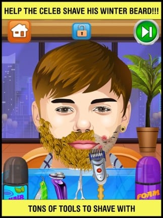 Celebrity Shave Beard Makeover Salon & Spa - hair doctor girls games for kids Image