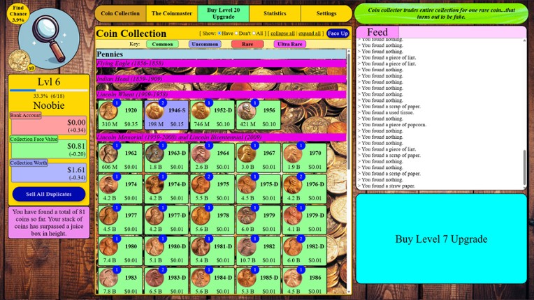 Coincremental screenshot