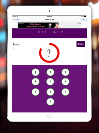 easy math game  + screenshot