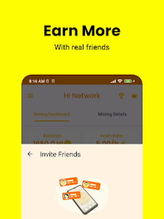 Hi Network screenshot