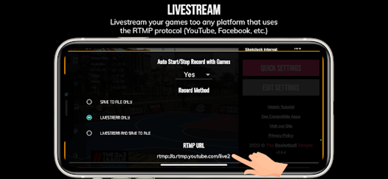 BT Basketball Camera screenshot