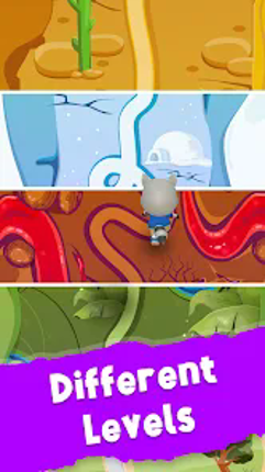 Raccoon Fun Run: Running Games screenshot