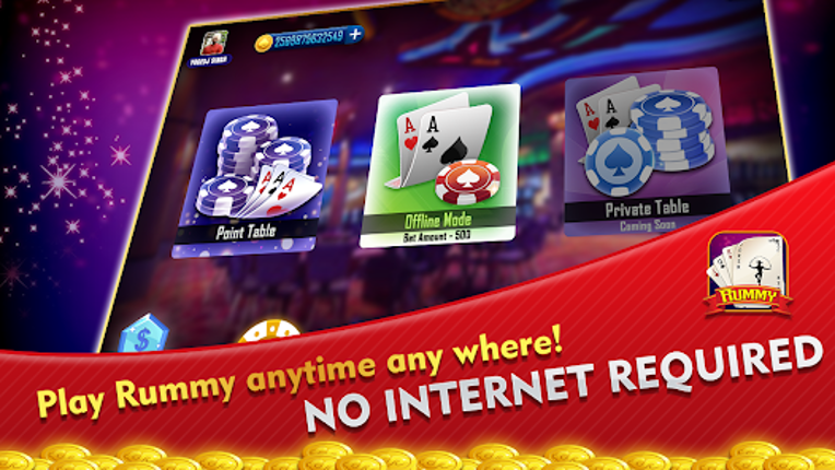 Rummy offline King of card gam Image
