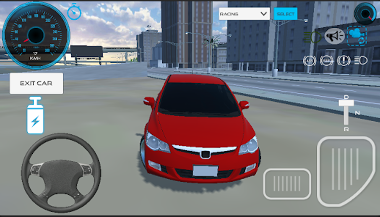 Honda Civic Car Game screenshot