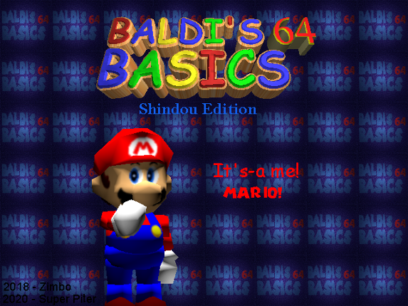 Baldi's Basics 64: Shindou Edition Game Cover