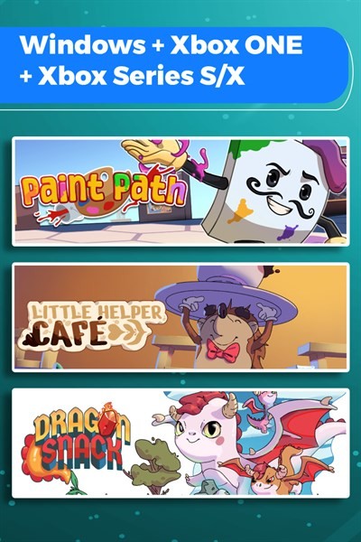 Games like Paint Path + Little Helper Cafe + Dragon Snack (Bundle)
