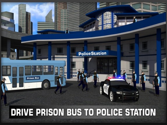 Police Prison Bus Driver Job 3D: Drive Coach &amp; Transport Criminals to City Jail screenshot