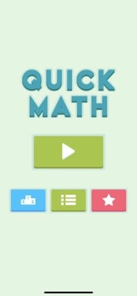 Quick Math: Brain Workout screenshot