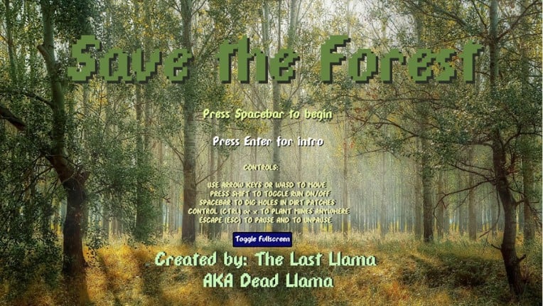 Save the Forest Game Cover