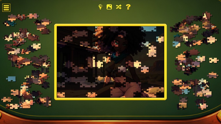 Wild West Desire - Naughty Jigsaw Image