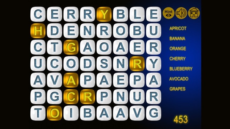 Word Search Puzzle Gold - Dash and Flow Through Letters or get Heads Up Mania screenshot