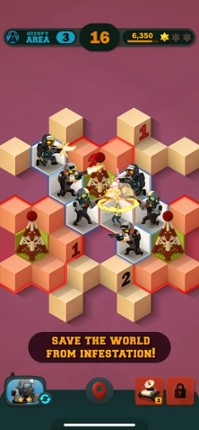 Zombie Sweeper: Action Puzzle screenshot