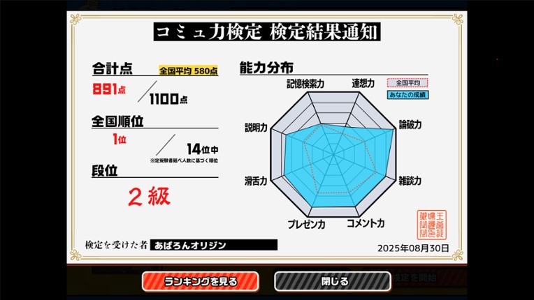 おしゃべりキング!コミュ力診断ゲーム screenshot