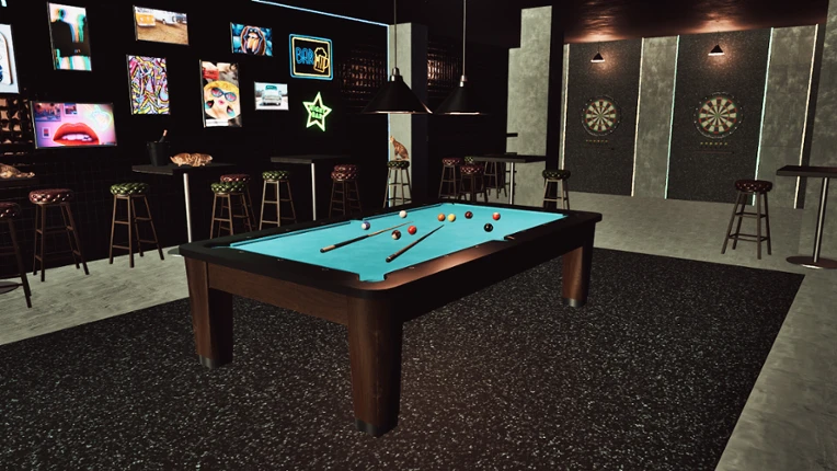 Billiard Cat Image