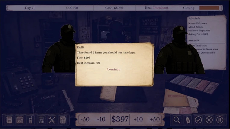 Blackwater Exchange screenshot