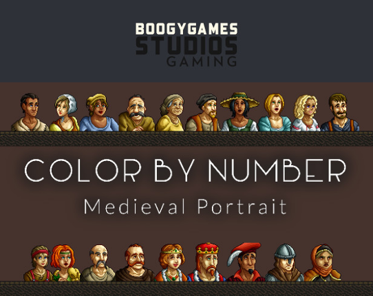 Color by Number - Medieval Portrait Image